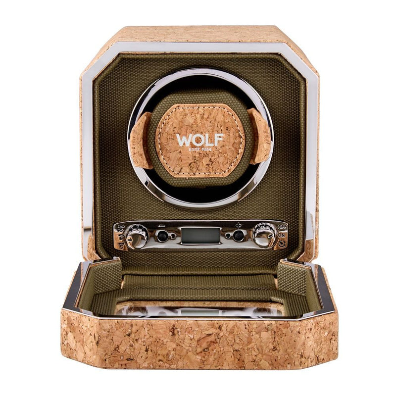 WOLF Cortica Kurk Horloge Opwinder 668162 - Juwelier van Dam