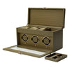 WOLF Earth Driedubbele Horloge Opwinder met Opslag 190541 - Juwelier van Dam