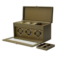 WOLF Earth Driedubbele Horloge Opwinder met Opslag 190541 - Juwelier van Dam
